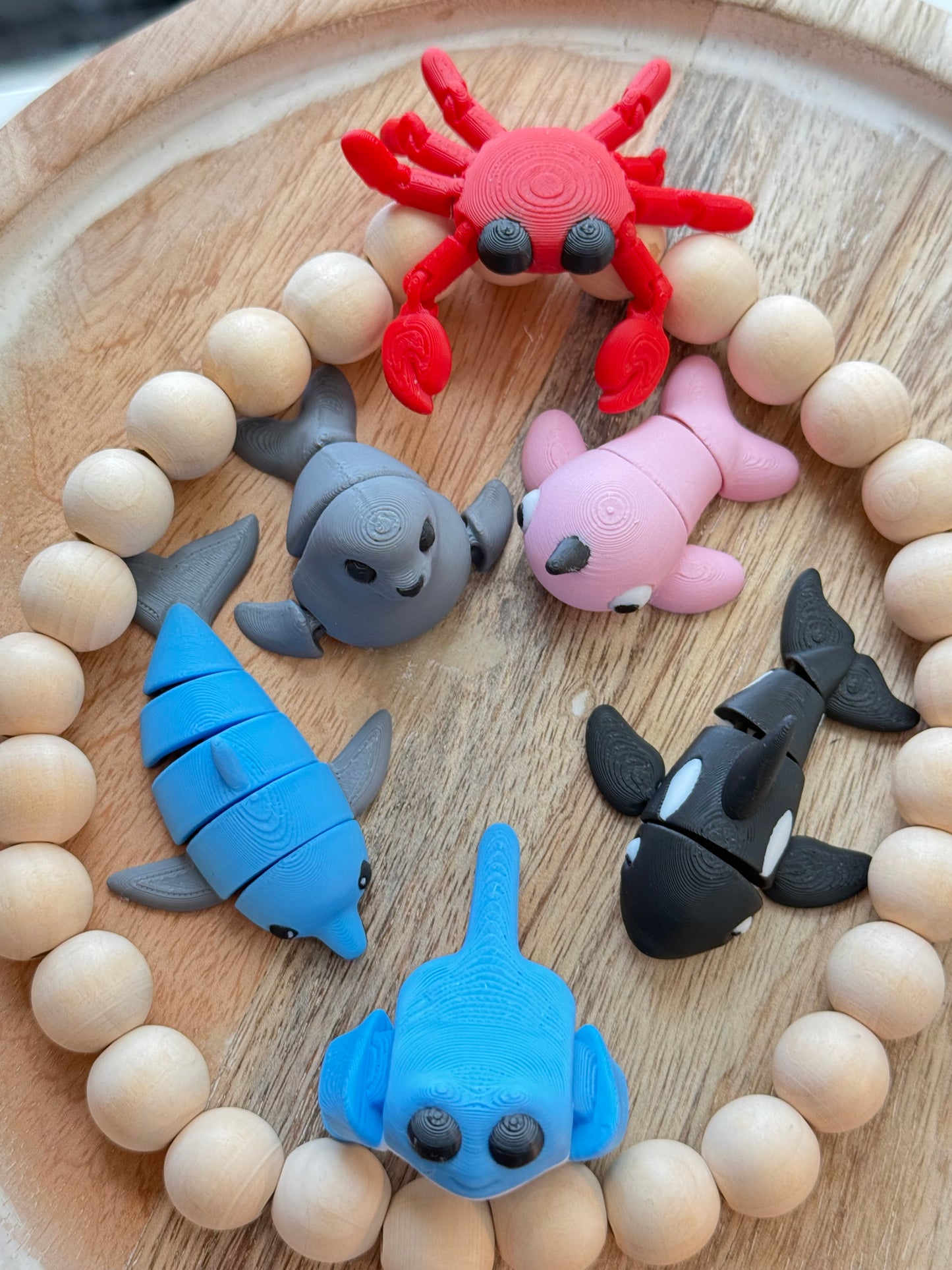 3D Printed Fidgets - Sea Life
