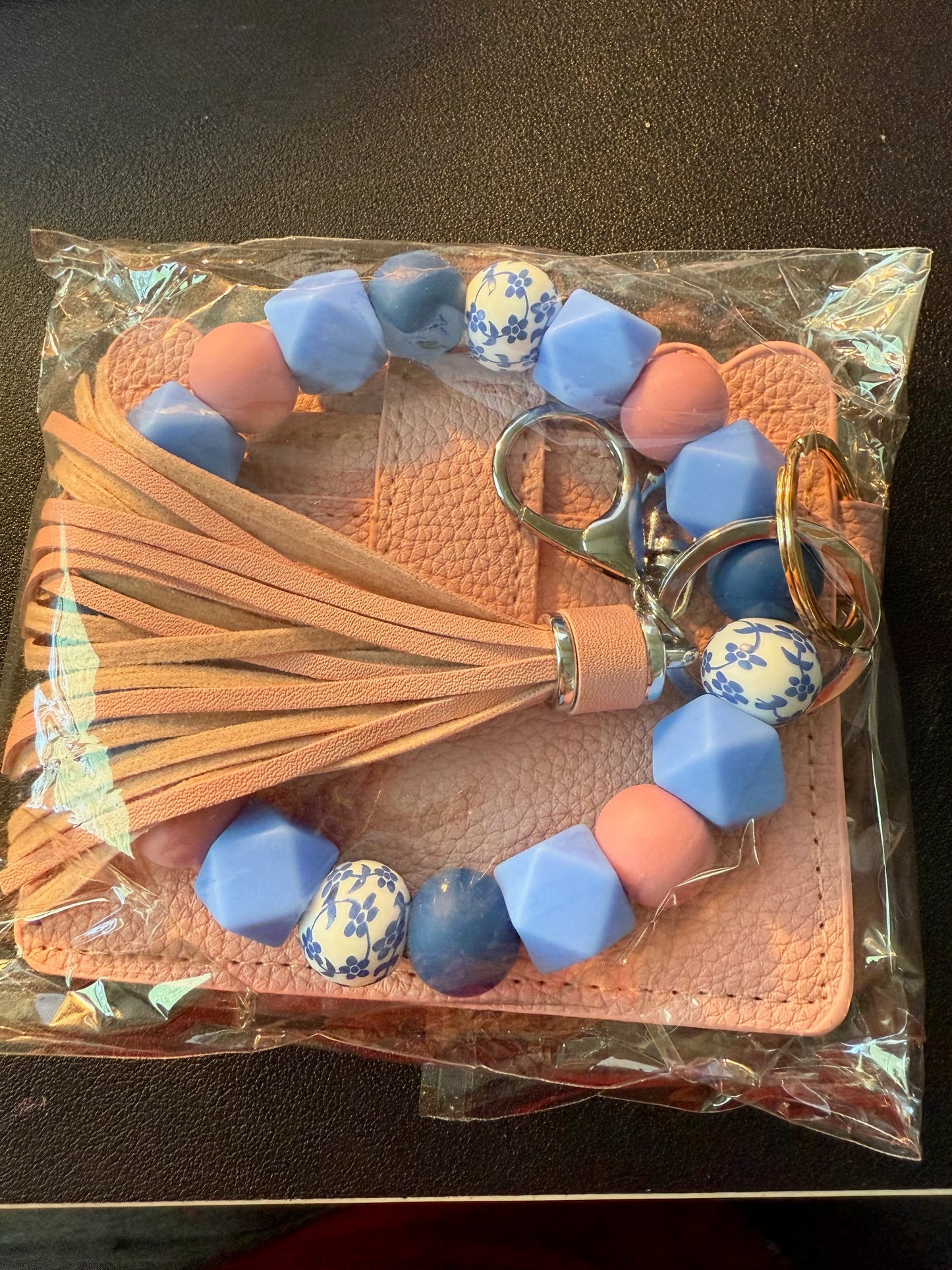 Silicone Beaded Wristlet & Wallet Sets