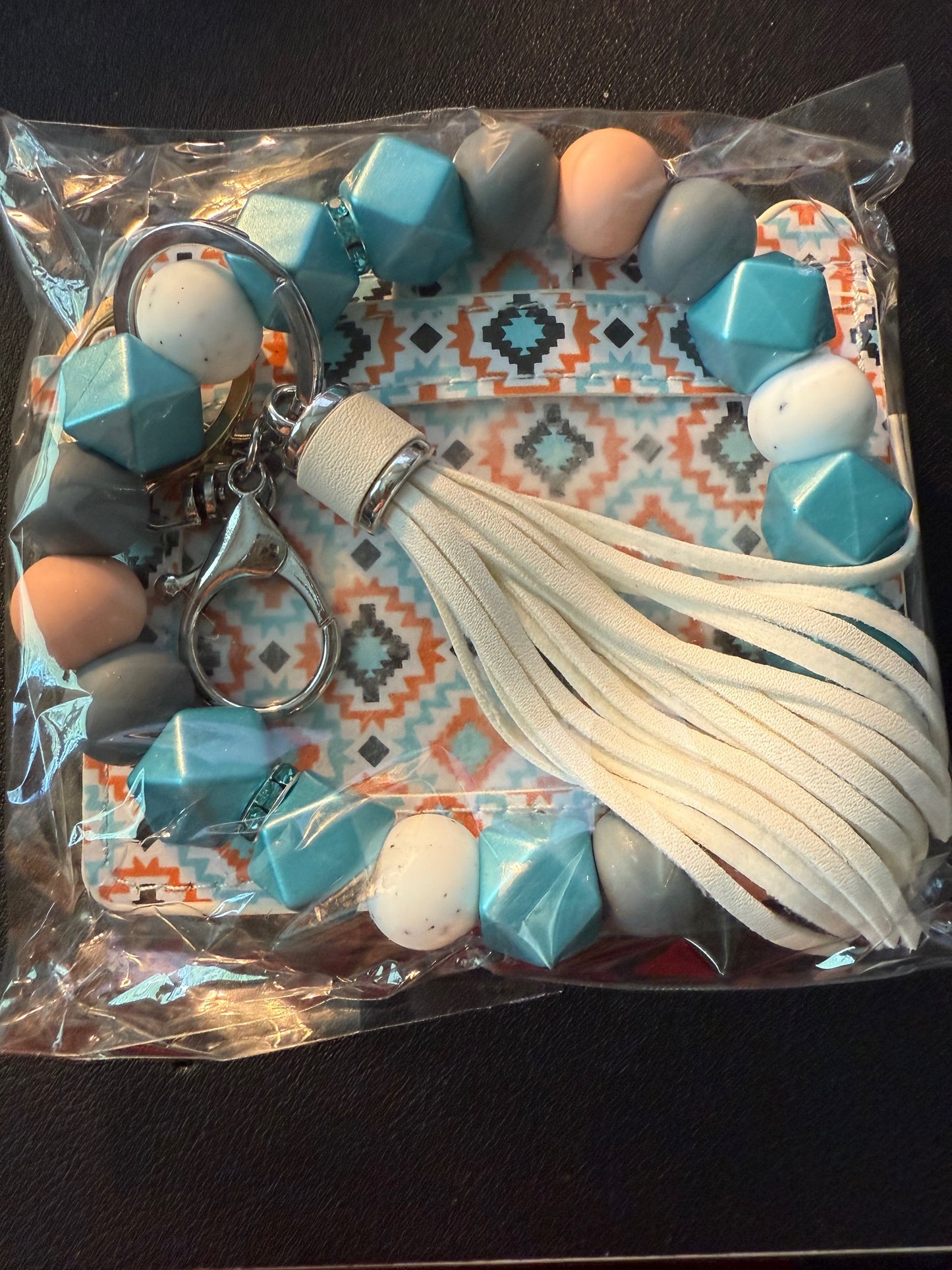 Silicone Beaded Wristlet & Wallet Sets