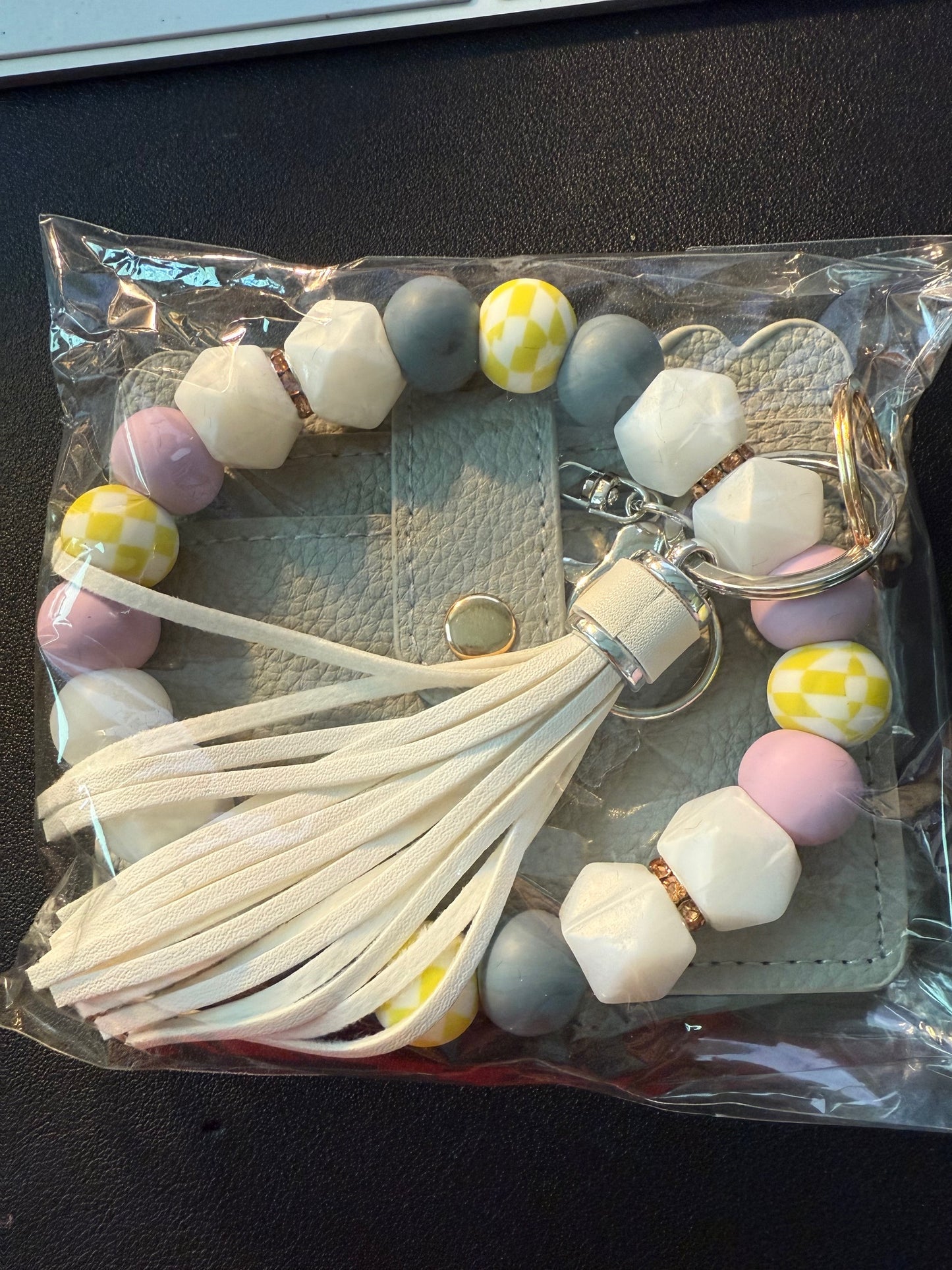 Silicone Beaded Wristlet & Wallet Sets
