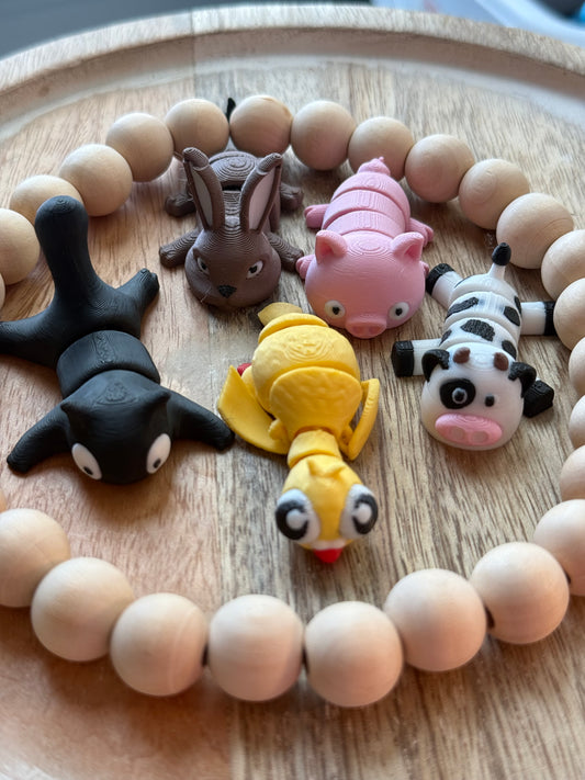 3D Printed Fidgets - Farm