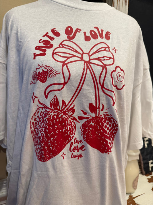 Taste of Love Strawberry TShirt