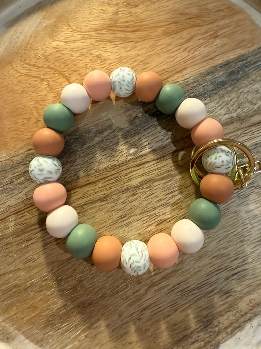 Silicone Beaded Wristlet