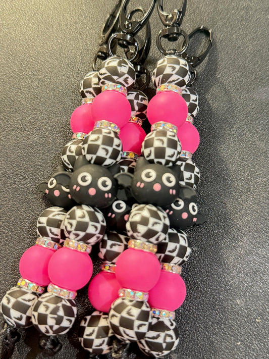 Silicone Beaded Zipper Pulls/Keychains