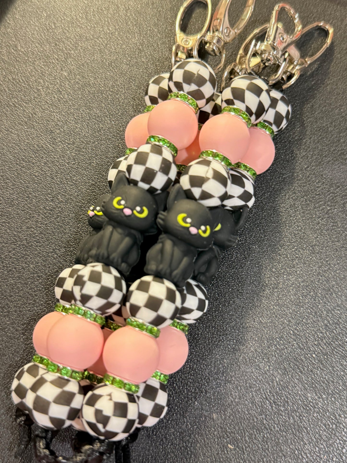 Silicone Beaded Zipper Pulls/Keychains