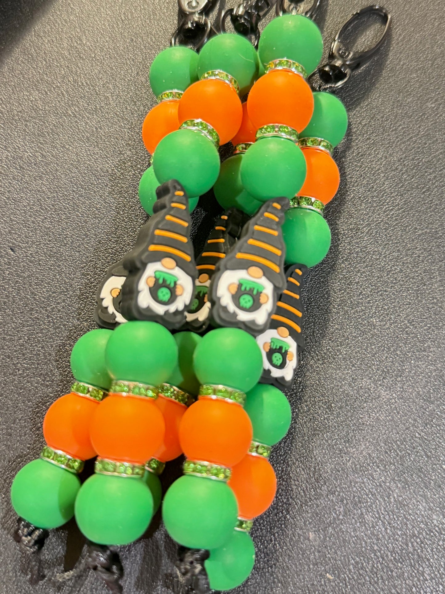 Silicone Beaded Zipper Pulls/Keychains