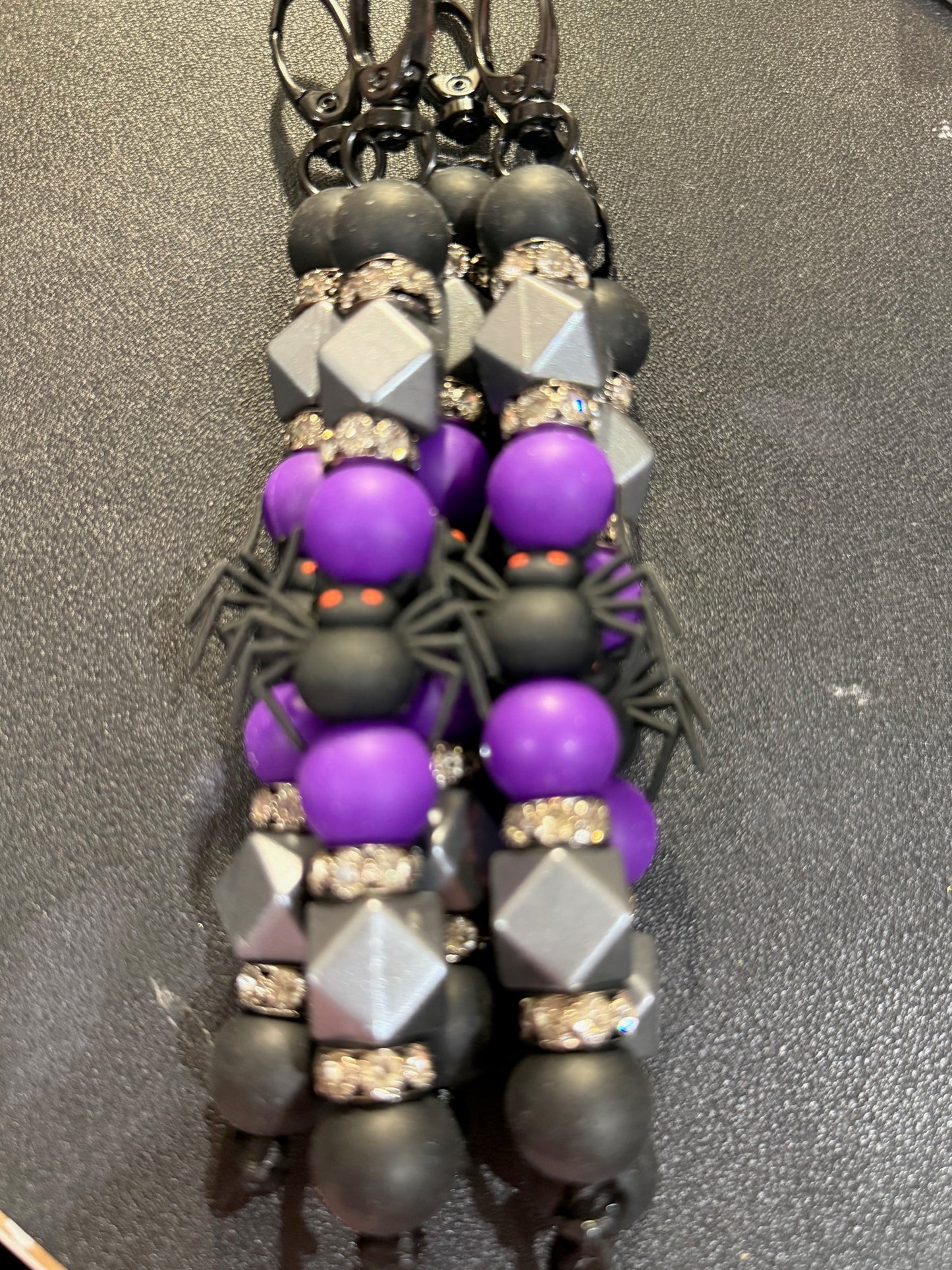 Silicone Beaded Zipper Pulls/Keychains