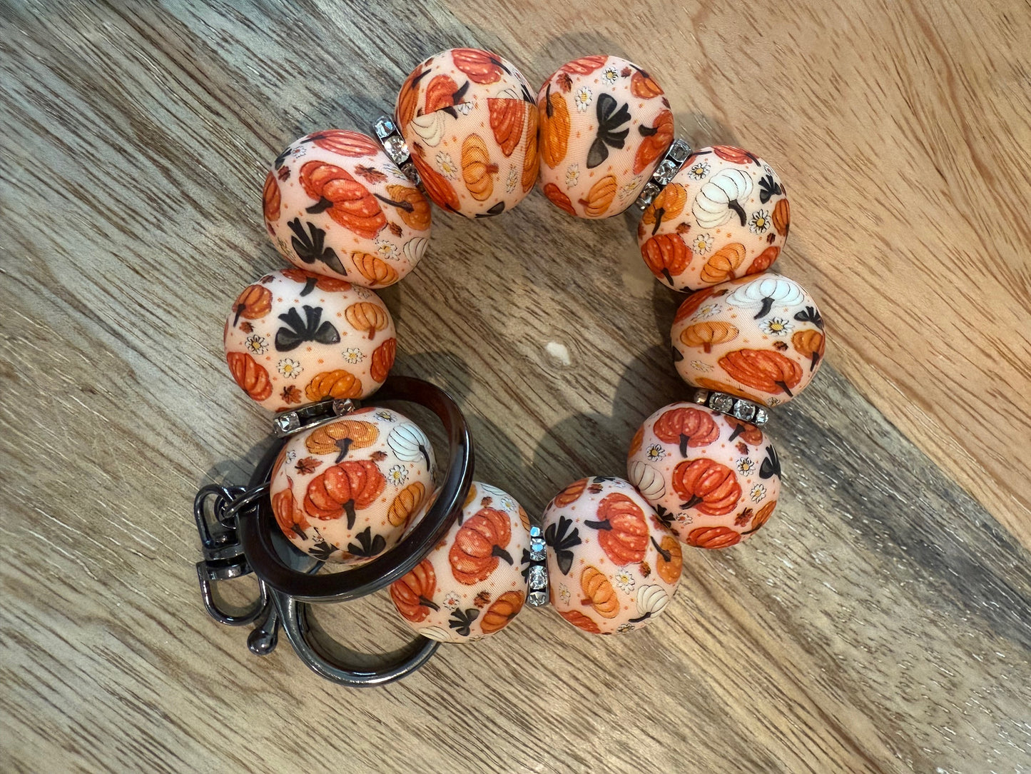 Mini Silicone Beaded Keychain
