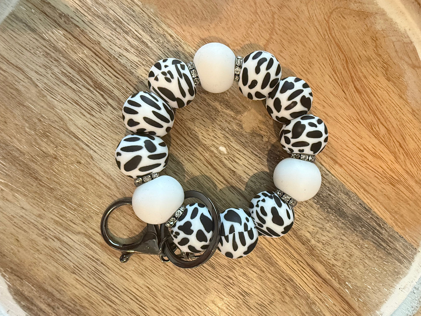 Mini Silicone Beaded Keychain